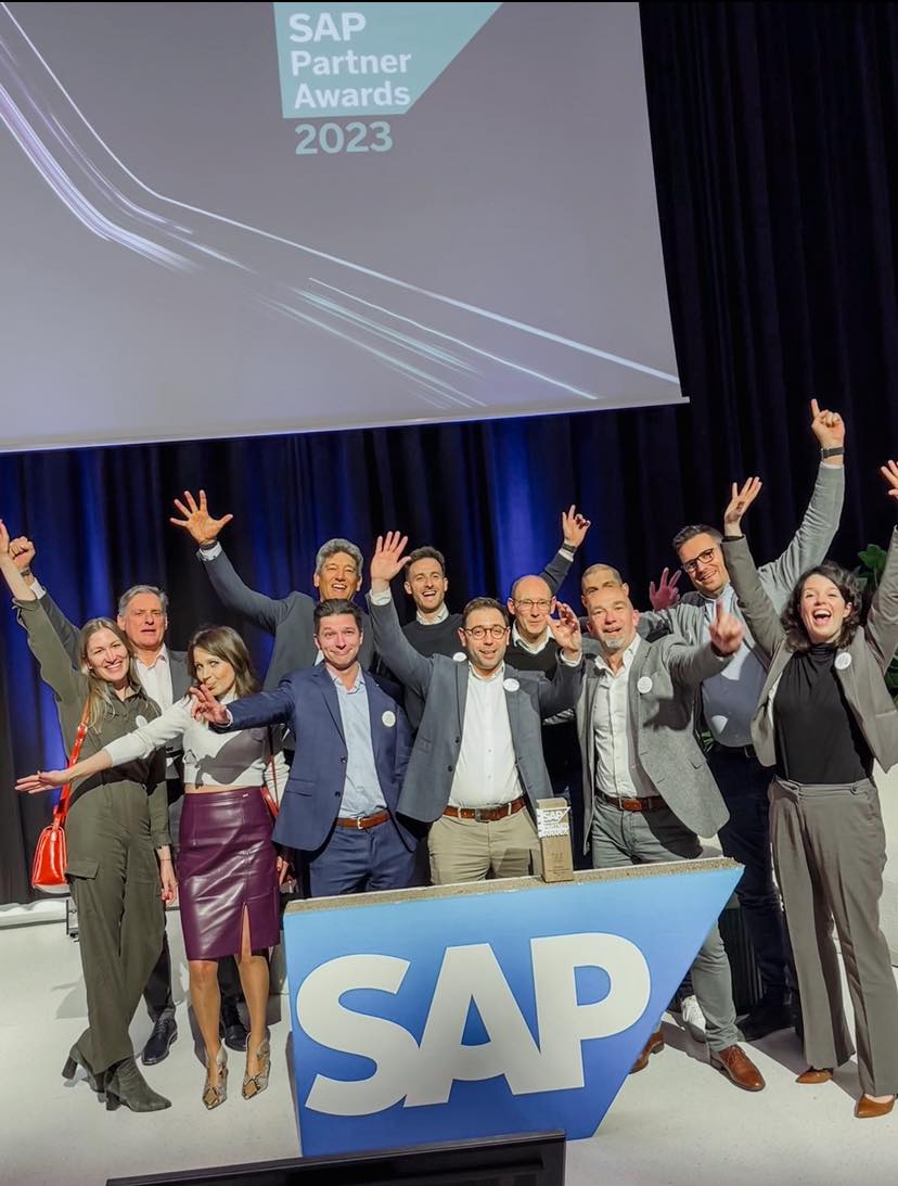 Award for 'SAP BeLux Partner Business Technology Platform 2023' 🏆🥇🥳